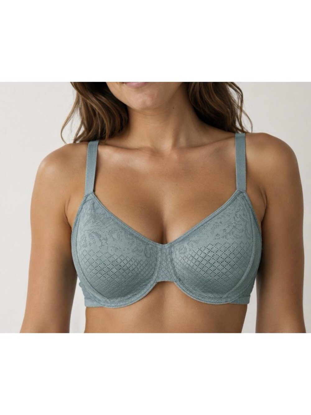 Wacoal Visual Effects Minimizer Bra 40D Green Full Coverage Underwire